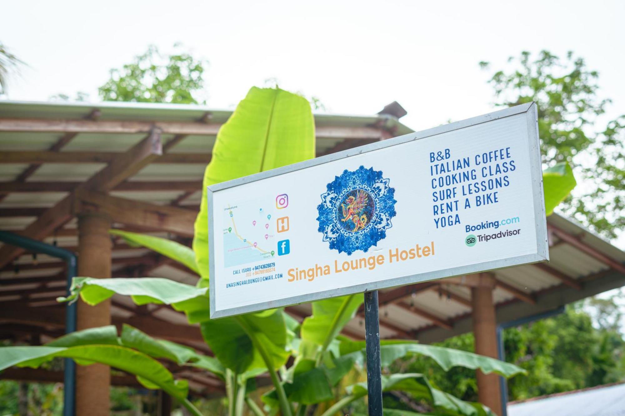 Hostel Singha Lounge Unawatuna Exterior foto